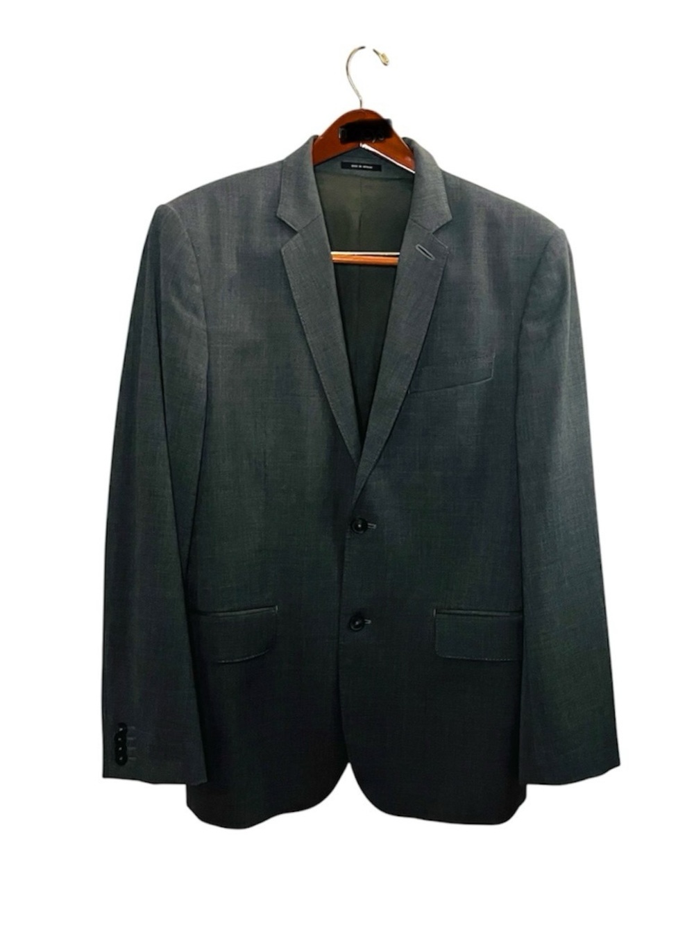 (#1) Men’s Express med to light gray suit jacket (40 R) - no pants